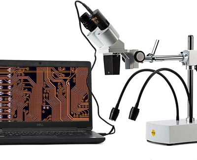SWIFT Professionelles Stereo Mikroskop Binokular 10X 20X Vergrösserung mit Weitwinkel 10X und 20X Ok