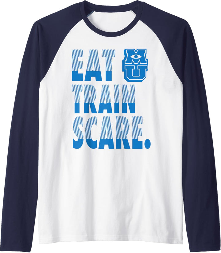 Disney Pixar Monsters University Eat Train Scare. Raglan