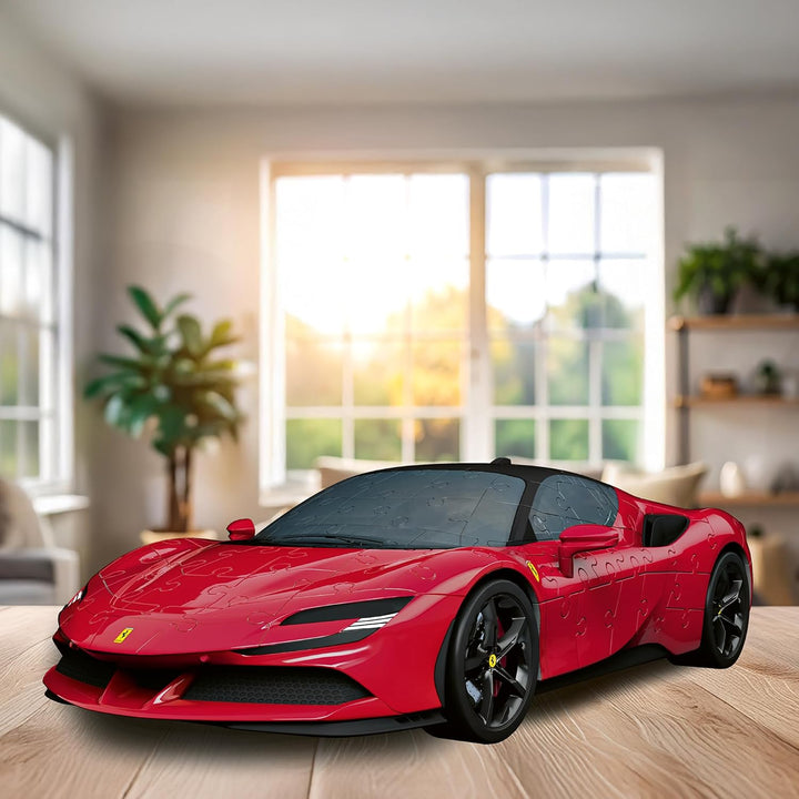 Ravensburger 3D Puzzle Iconics: 12008041 Ferrari SF90 Stradale - Der ikonische Supersportwagen aus M