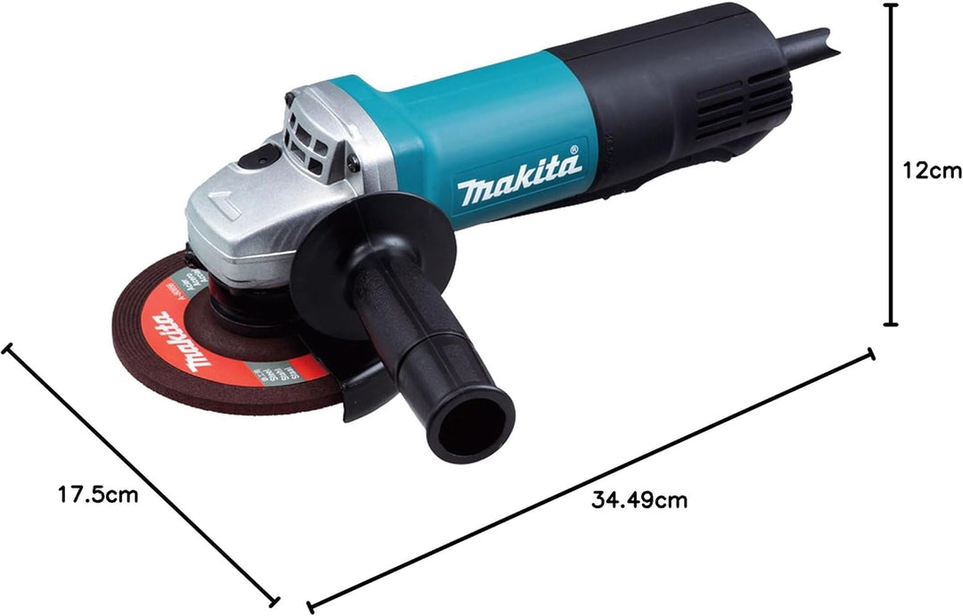 Makita 9558PBGY Winkelschleifer 125 mm, 840 W mit Paddelschalter