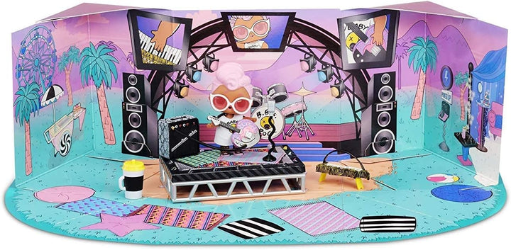 L.O.L. Surprise! 564935E7C Furniture - Puppenmöbel und Sammelfigur mit Zubehör Music Festival mit Gr