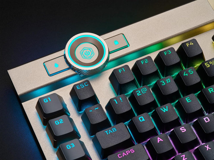 Corsair K100 RGB Optisch-mechanische Gaming-Tastatur (CORSAIR OPX RGB Optisch Mechanische Tastenscha