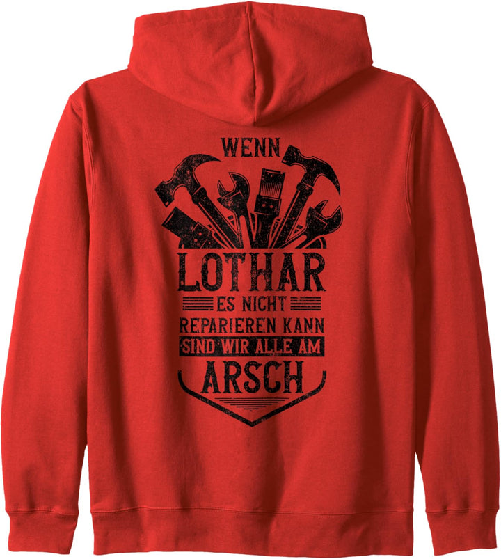 Lothar Vorname Name Lustiges Lothar Kapuzenjacke