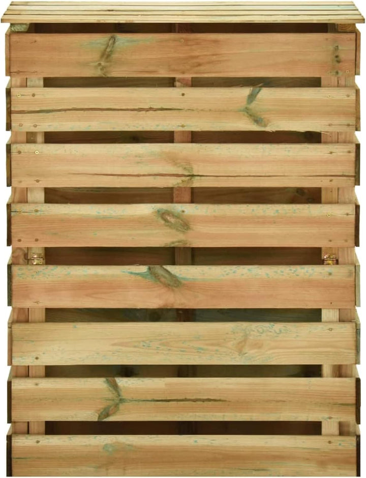 ARKEM Lattenrost-Komposter 80x50x100 cm Imprägniertes Komposter Balkon Komposter Schnellkomposter Ki
