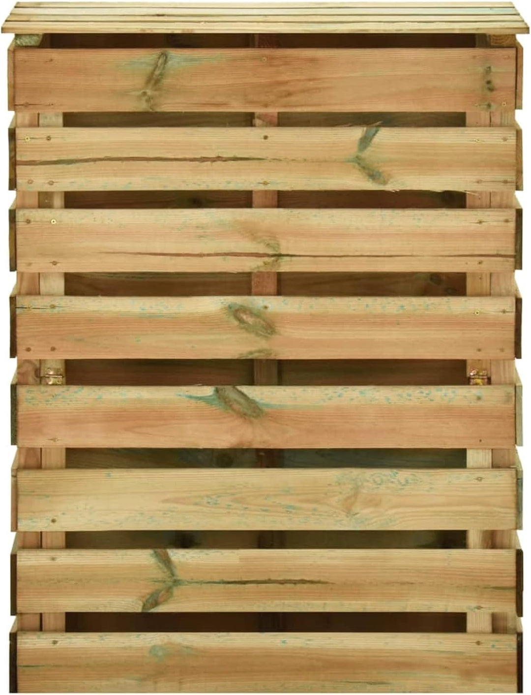 Lattenkomposter 80x50x100 cm Kiefernholz Imprägniert Steckkomposter, Holzkomposter, ideal für Ihren