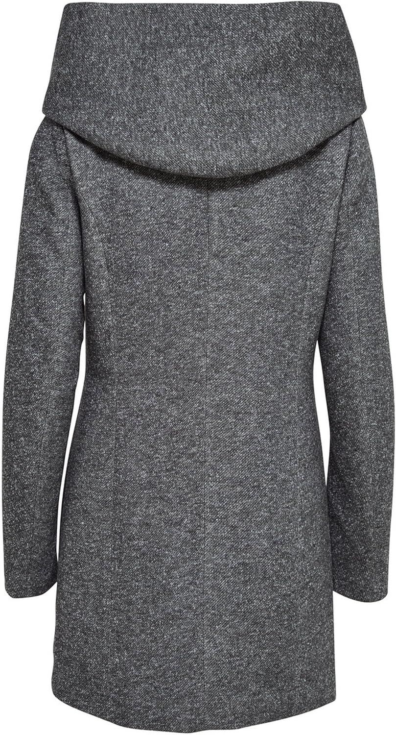 ONLY Female Mantel Klassischer XS Dark Grey Melange, XS Dark Grey Melange