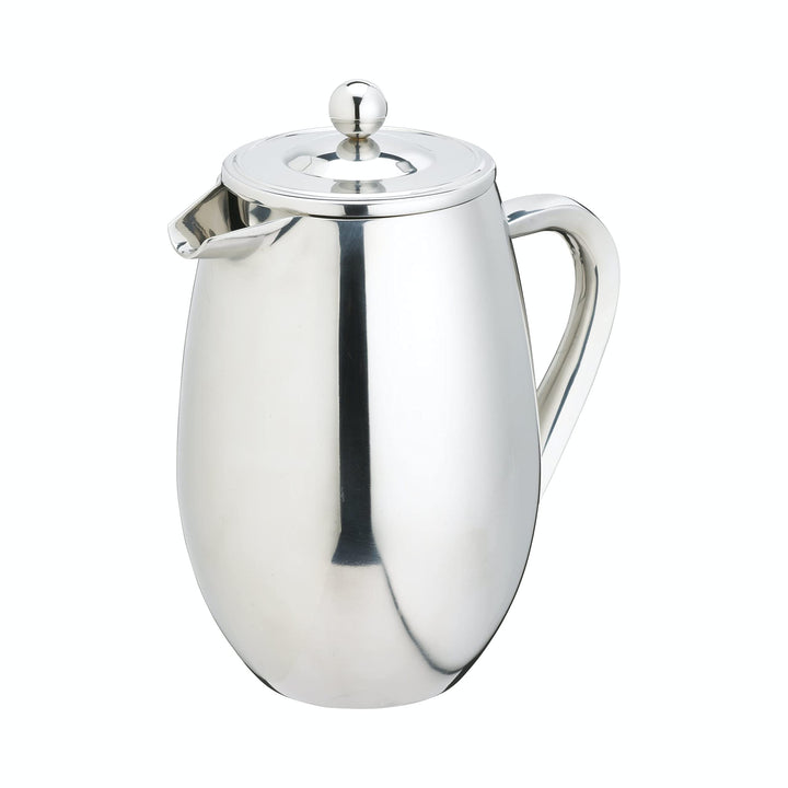 La Cafetière Edelstahl doppelwandige isolierte Cafetière 8 Tassen, Edelstahl, silber 8 Tassen Cafeti