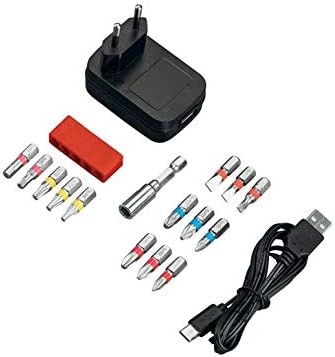 Akku Wechselbitschrauber Bitwechseltrommel Akku Schrauber Rapidfire 2.1 magnetsich Halterr Led Beleu