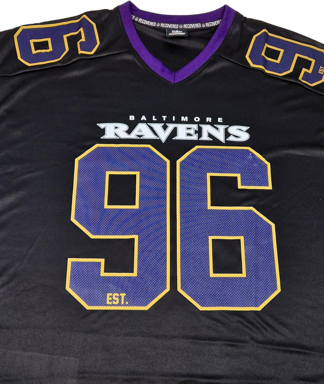 Recovered NFL T-Shirt Jersey Trikot American Football Fanshirt Teamlogo Nummer Sommer Oversized 3XL