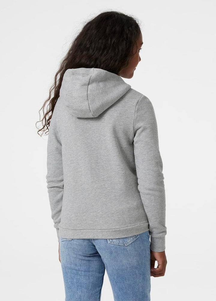 Helly Hansen Unisex Junior HH Logo Kapuzenpullover 2.0 14 Jahre Grau-melange, 14 Jahre Grau-melange