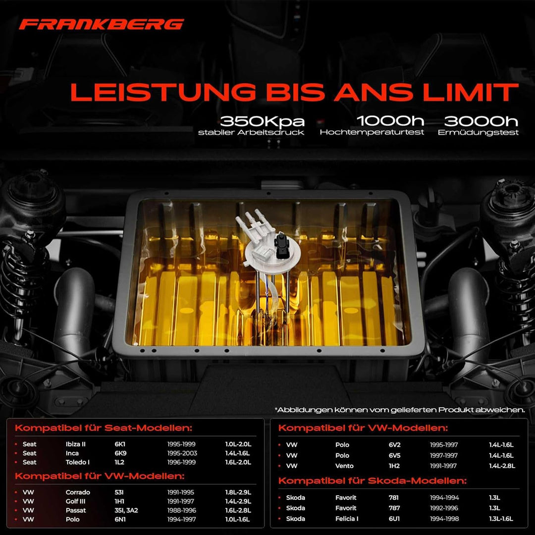 Kraftstoffpumpe Benzinpumpe für P-a-s-s-a-t 35I 3A2 Polo 6N1 S-h-a-r-a-n 7M6 7M8 7M9 V-e-n-t-o 1H2 1
