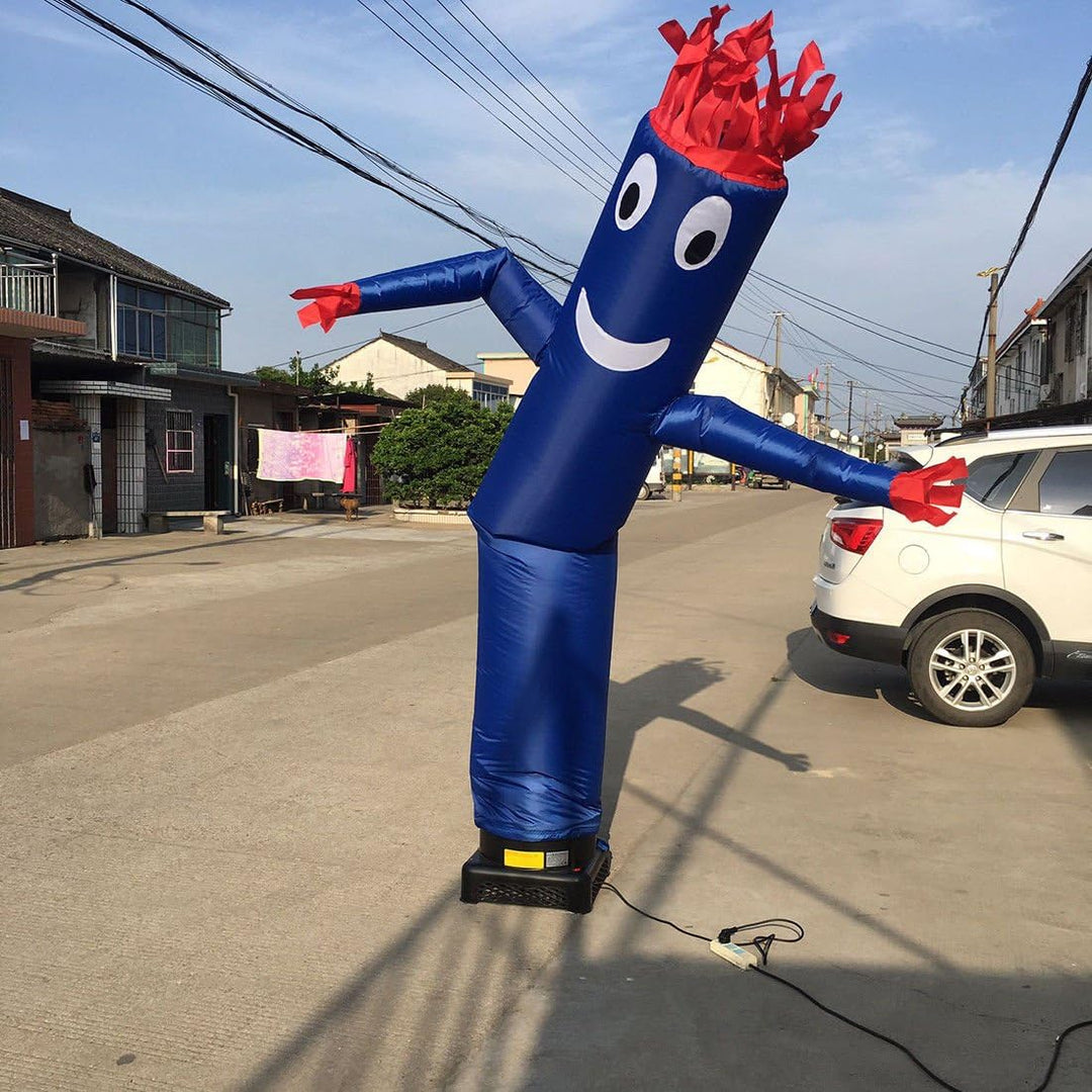 Hi Suyi 20 ft Aufblasbare Werbung Air Handpuppe T?nzerin Sky Fly Tube Man Wind Dancer, Blau (Kein Ge