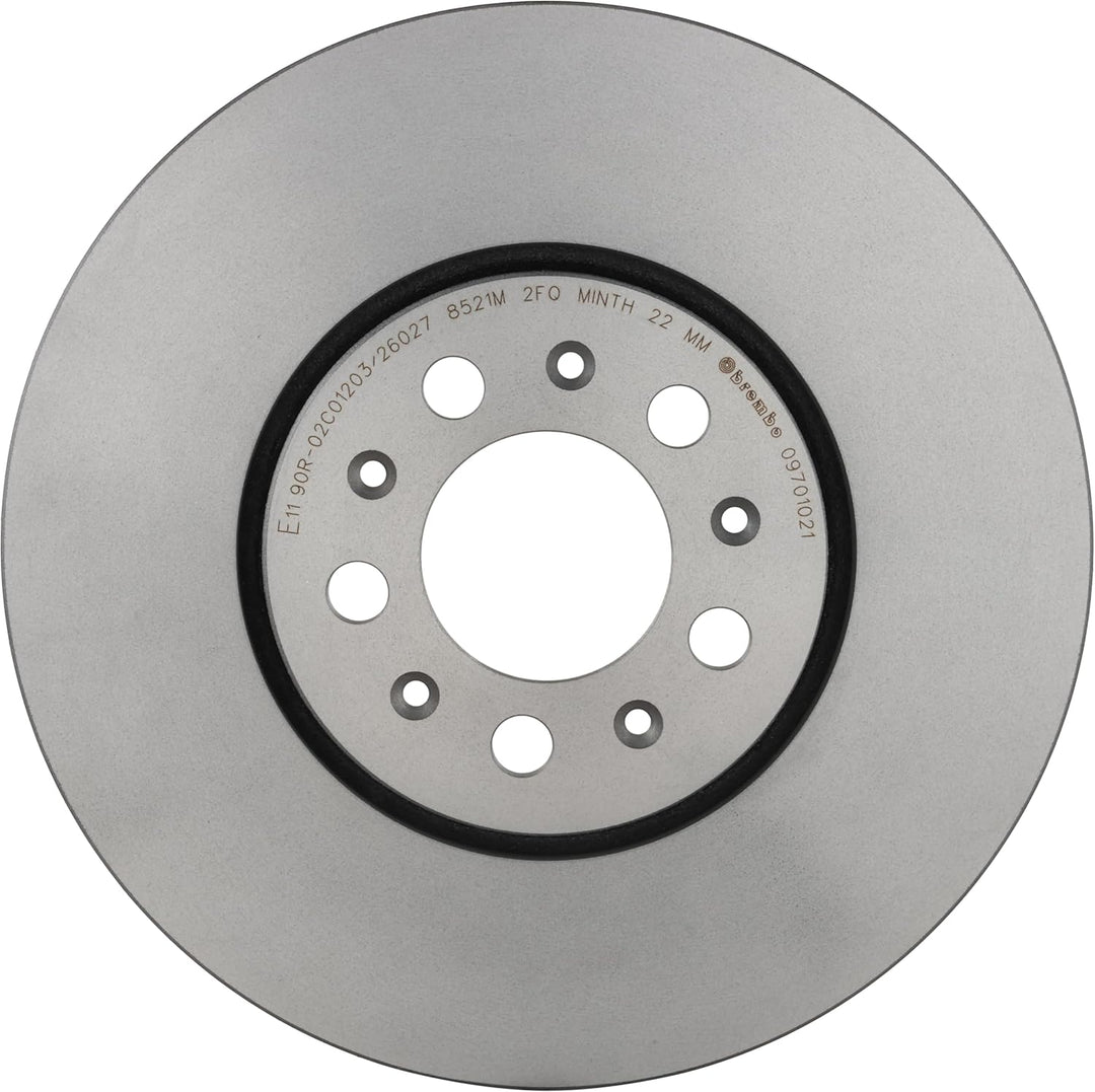 Brembo 09.7010.21 Vordere Bremsscheibe mit UV Lackierung, Anzahl 2