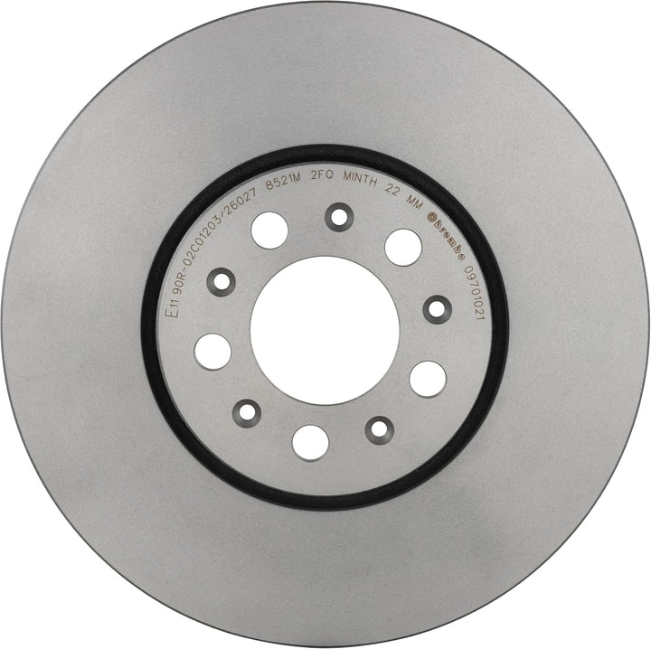 Brembo 09.7010.21 Vordere Bremsscheibe mit UV Lackierung, Anzahl 2