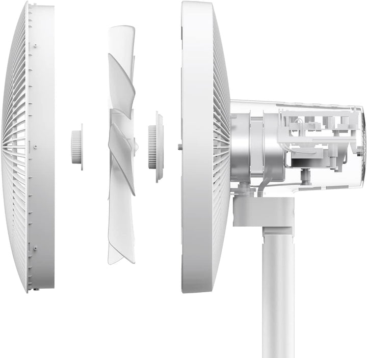 Xiaomi Mi Smart Standing Fan 2 Lite Tisch und Standventilator mit optionaler iOS/Android Mi Home App