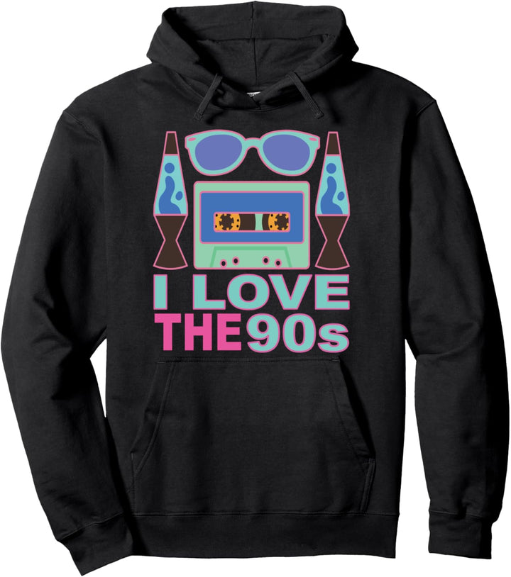 I Love The 90s 90er jahre 90er Patry 90er Mode 90er Outfit Pullover Hoodie