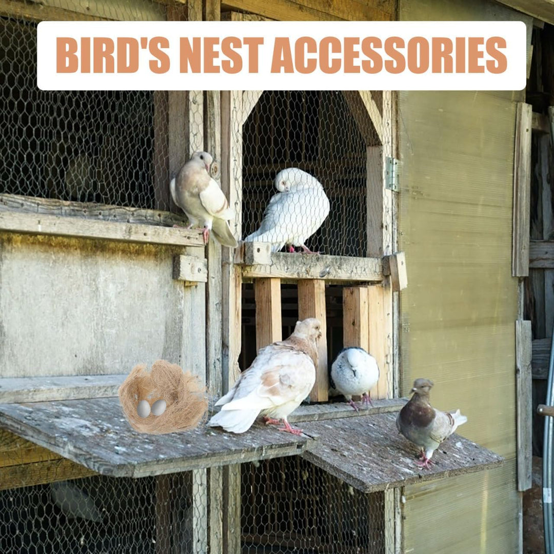 1Packung Vogelnest Natürliches Vogelnest-Material aus Jute und Seide für Nestbau und Verstecke Geeig