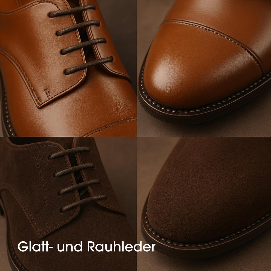 2GO Schuh-Reinigungsset - Reborn Leather Kit, Schuhcreme, Reinigungsbürste, Mikrofasertuch, für Lede