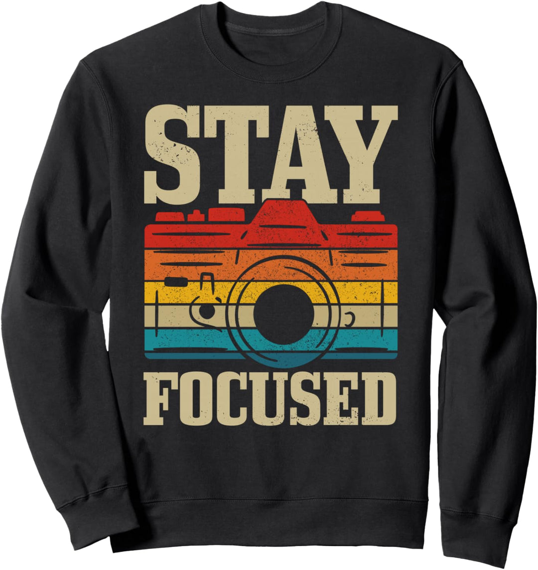 Fotograf Geschenk Retro Vintage Kamera Fotografie Sweatshirt