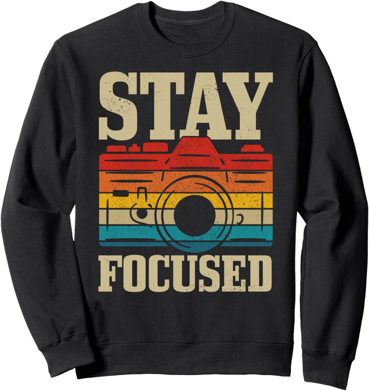 Fotograf Geschenk Retro Vintage Kamera Fotografie Sweatshirt