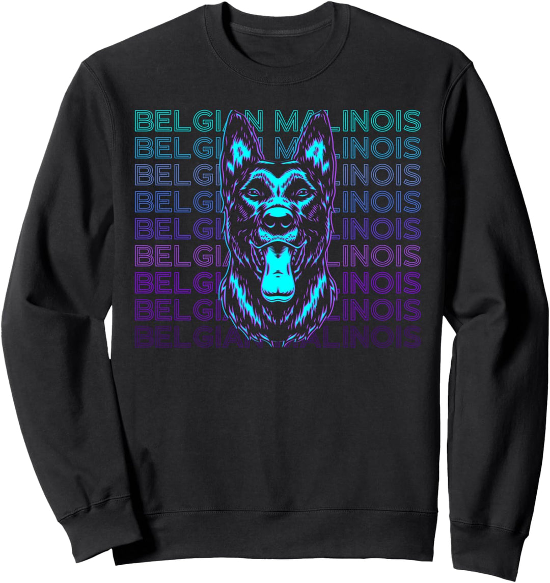 Belgischer Malinois Retro belgischer Malinois Sweatshirt