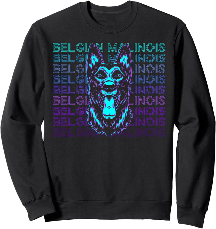 Belgischer Malinois Retro belgischer Malinois Sweatshirt