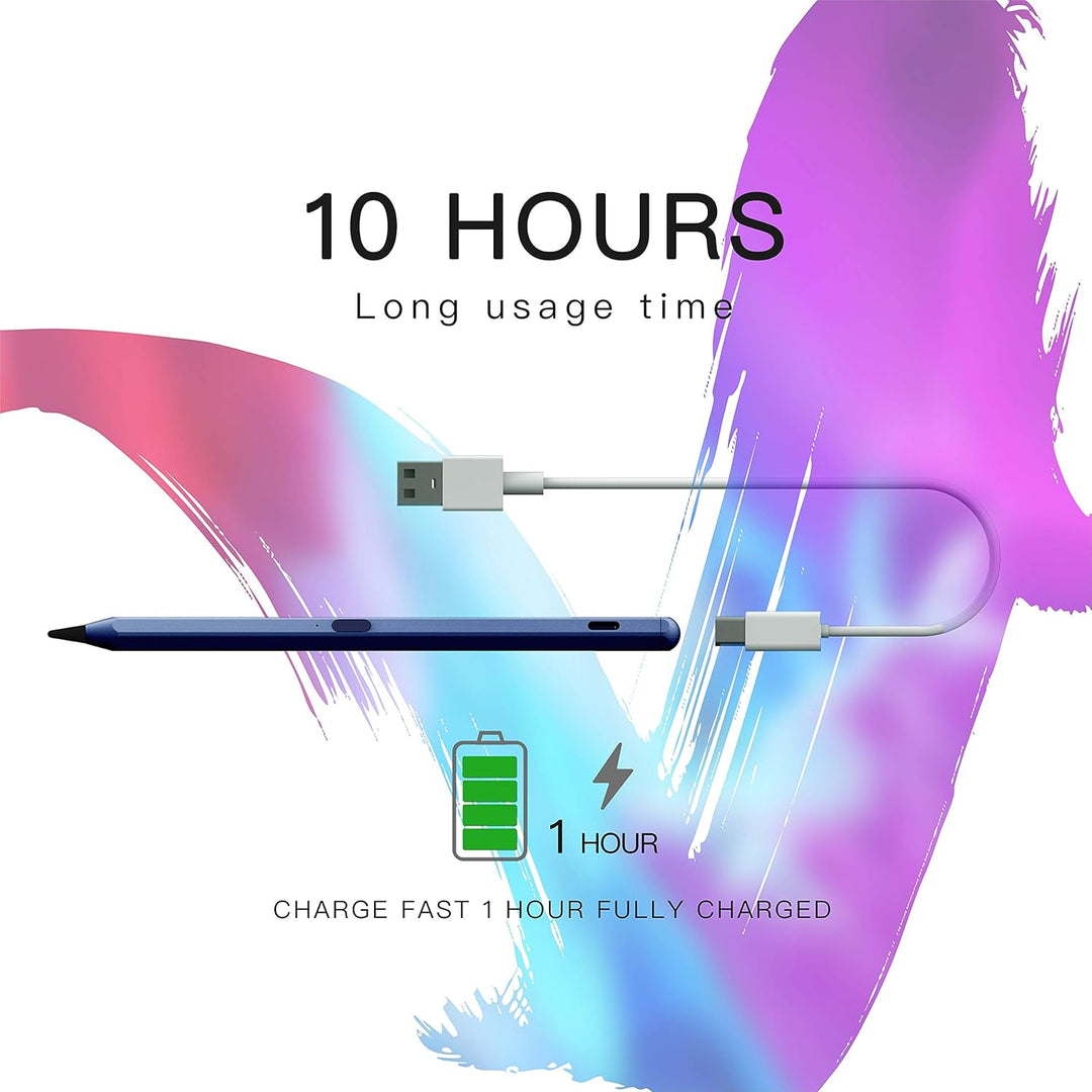 Stylus Stift für Apple iPad(2018-2023),Mit Neigung&Palm Rejection&Magnetic Adsorption Eingabestifte