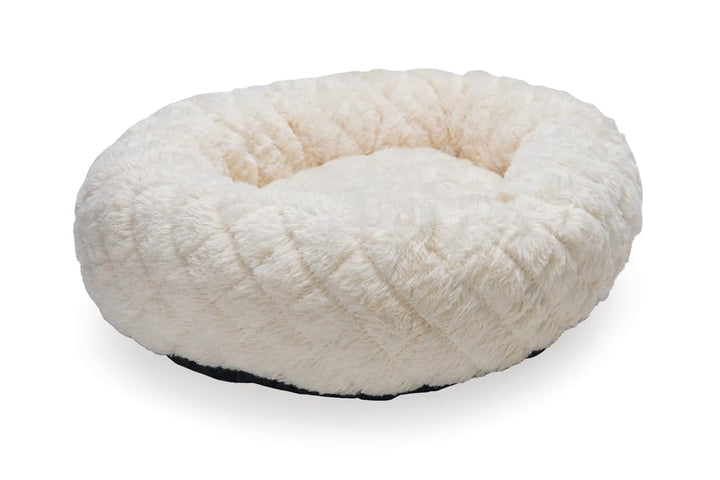 Beeztees Levisa, Katzenbett, Plüsch, beige, 43x43x13 cm, Beige