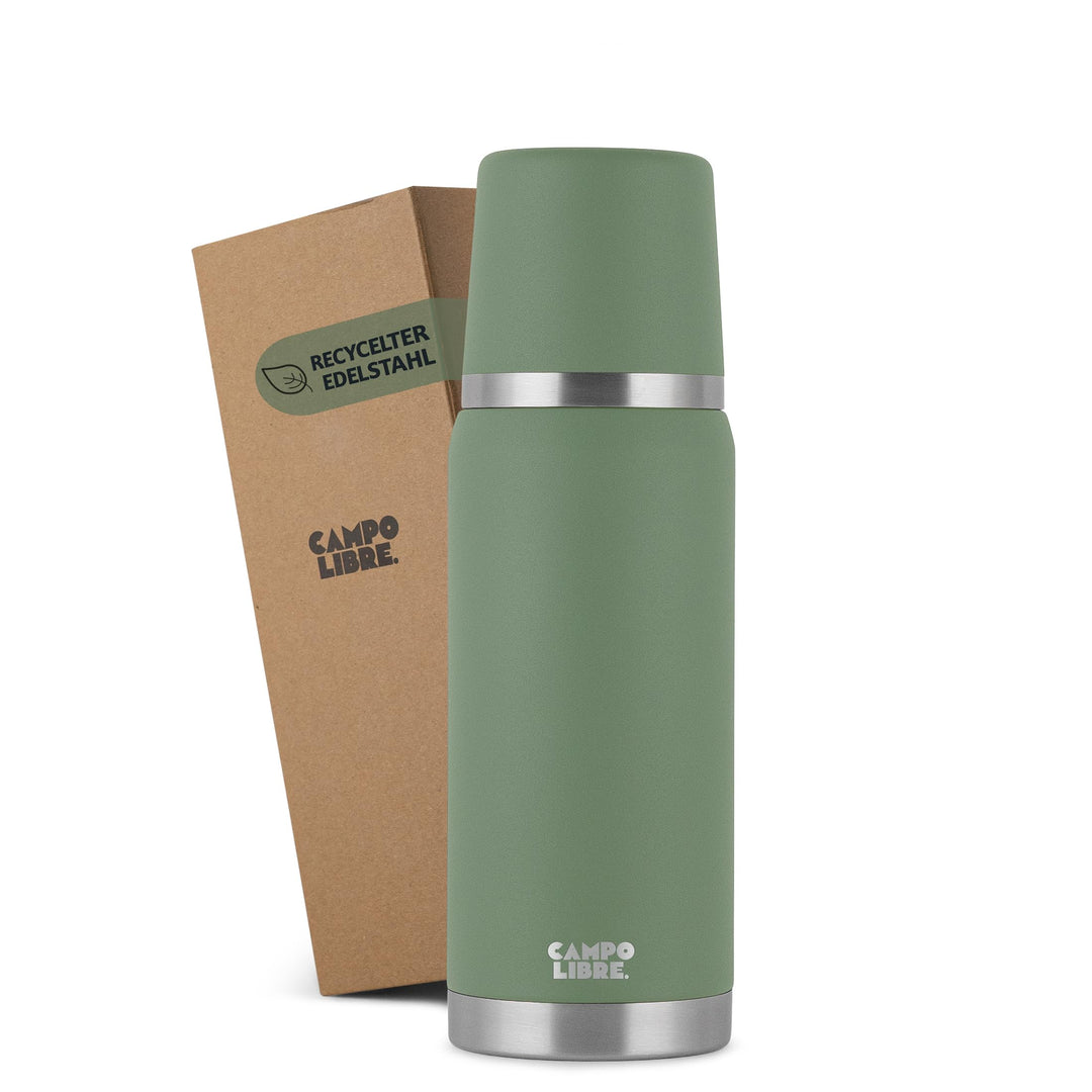 Campo Libre. Jaco® Thermoskanne 1L, 750ml, 500ml I Thermos mit Becher I Unsere Thermosflasche mind.