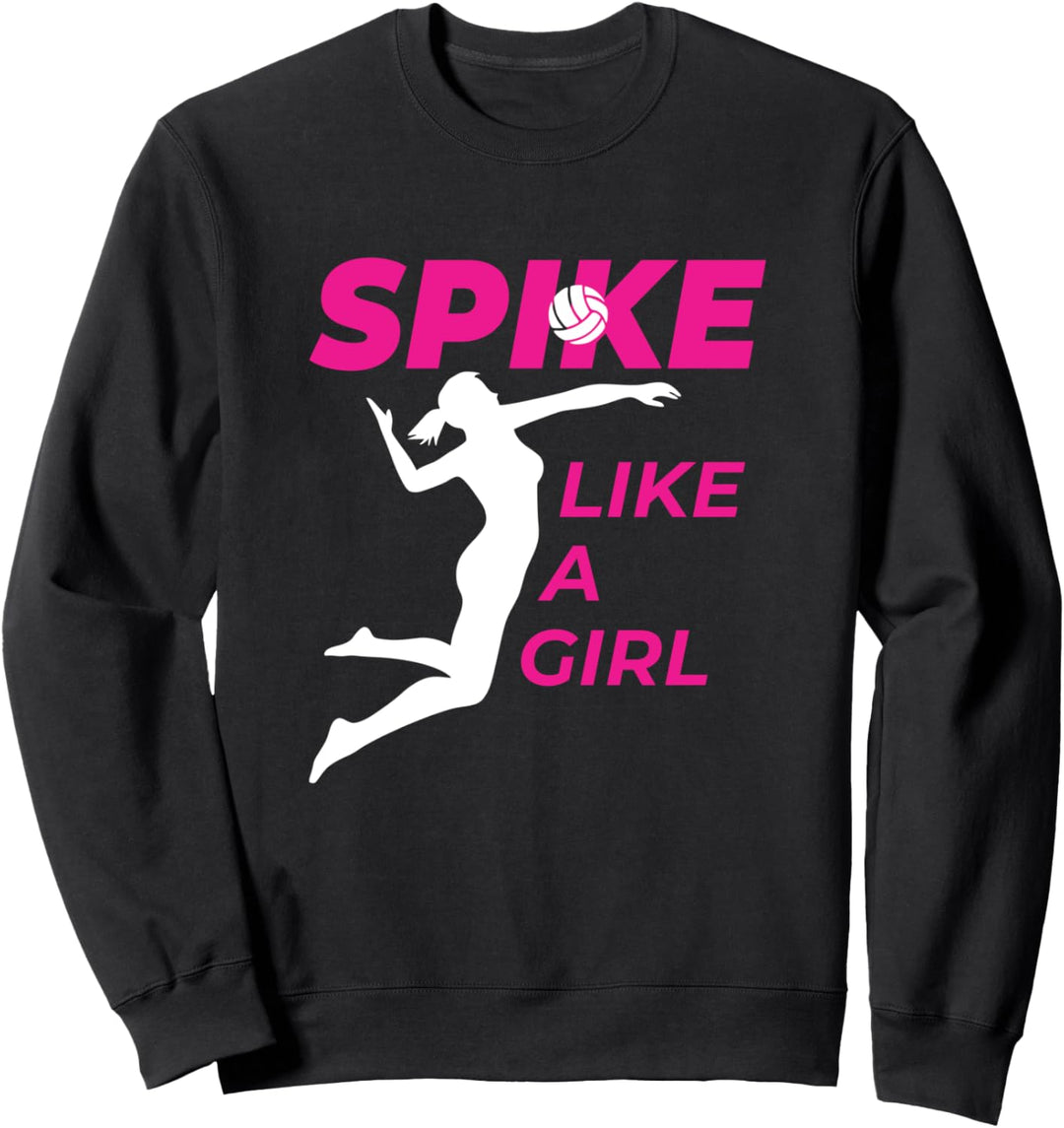 Mädchen Volleyball Spielerin Beach Indoor Team Trainer Teens Sweatshirt