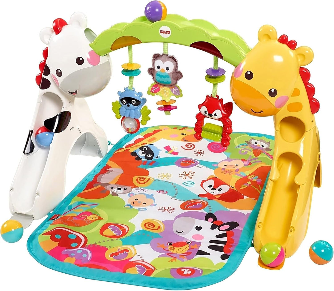 Fisher Price CCB70 - Erlebnisdecke mit Musik, Geräuschen und Lichtern, Spielmatte mit Beschäftigungs