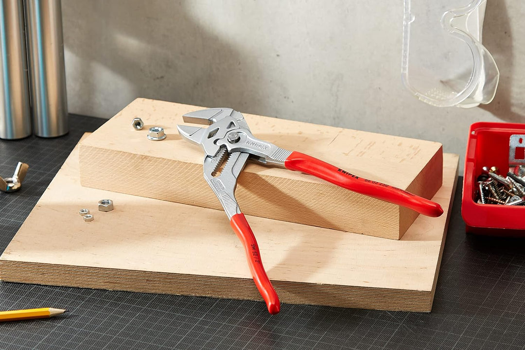 KNIPEX Zangenschlüssel, Multi-Schraubenschlüssel, Chrom-Vanadium, Rostschutz verchromt, 250 mm (SB-K