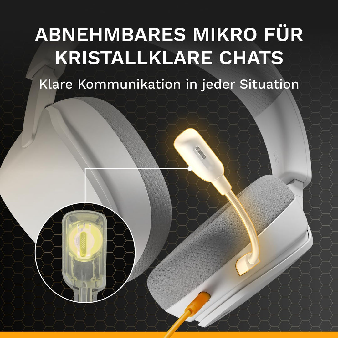 GLORIOUS GHS Eternal – Stereo-Gaming-Headset für PC, PS5, PS4, Xbox, Switch – speziell abgestimmten