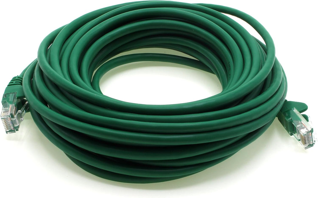 1aTTack.de Netzwerkkabel Cat.6 - grün - 10x - 10m - (Set) - CAT6 Ethernet Kabel Lankabel 1000 Mbits