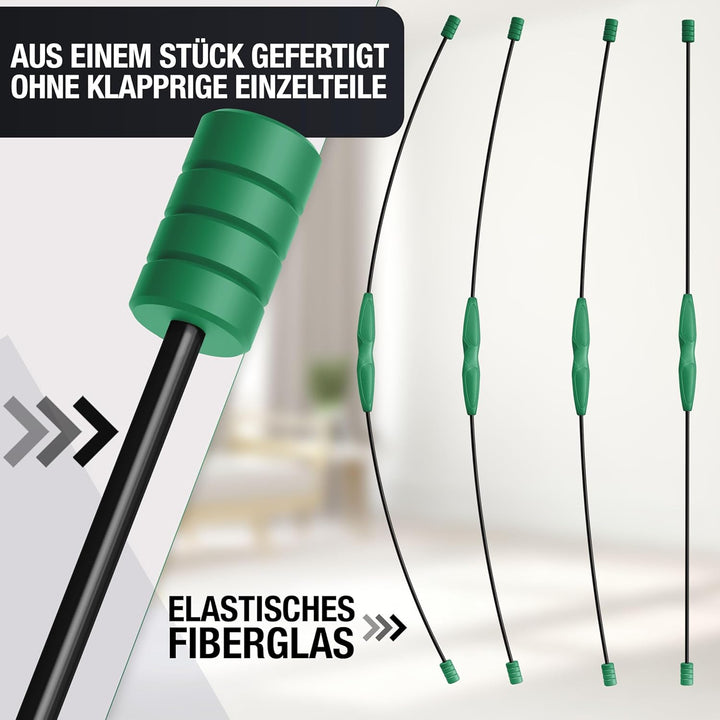 Sports Schwingstab – Swingstick inkl. E-Book (PDF Datei) – Wackelstab mit verstellbaren Gewichten –