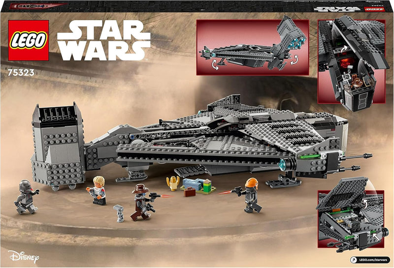 LEGO 75323 Star Wars Die Justifier, baubares Raumschiff-Spielzeug für Jungen und Mädchen, Sternensch
