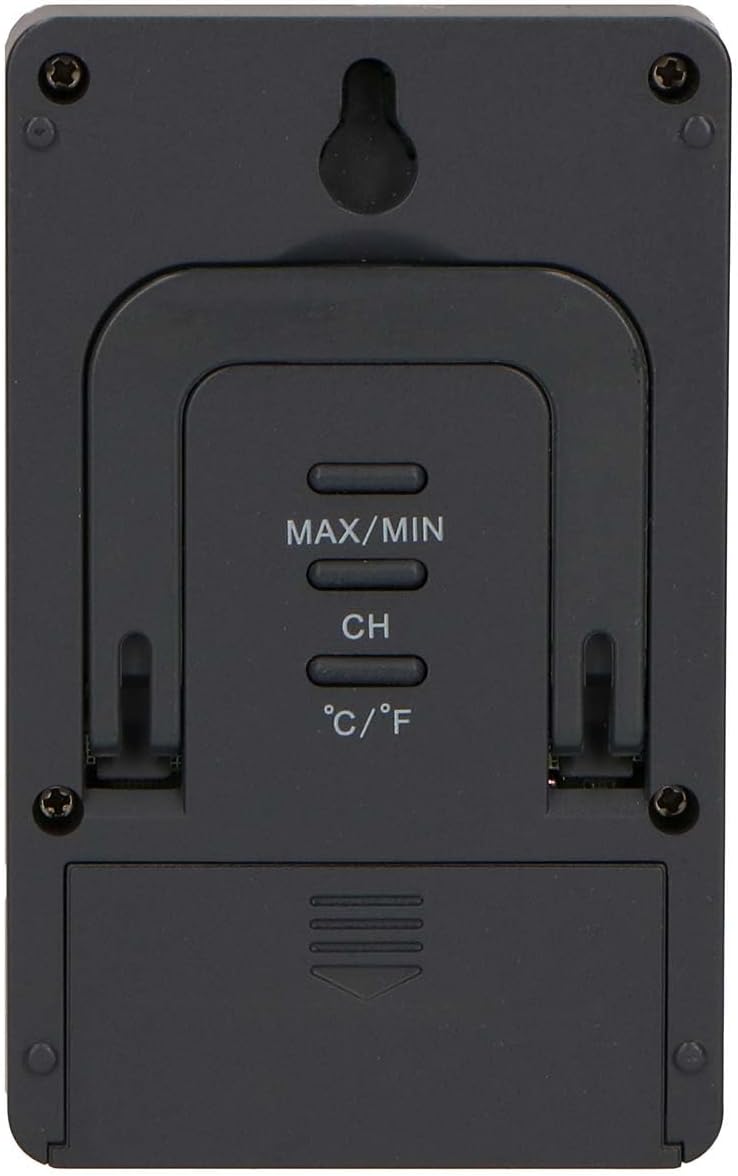 Alecto WS-1050 Wetterstation mit kabellosem Aussensenor - grosses Display - 30m Reichweite - Sensor