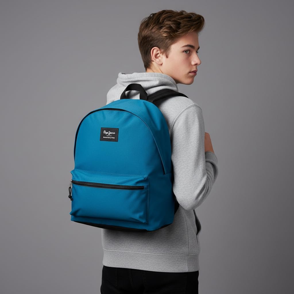 Pepe Jeans Jungen Aris Gepäck- Messenger Bag (1er Pack) Einheitsgrösse Blau (Aris), Einheitsgrö