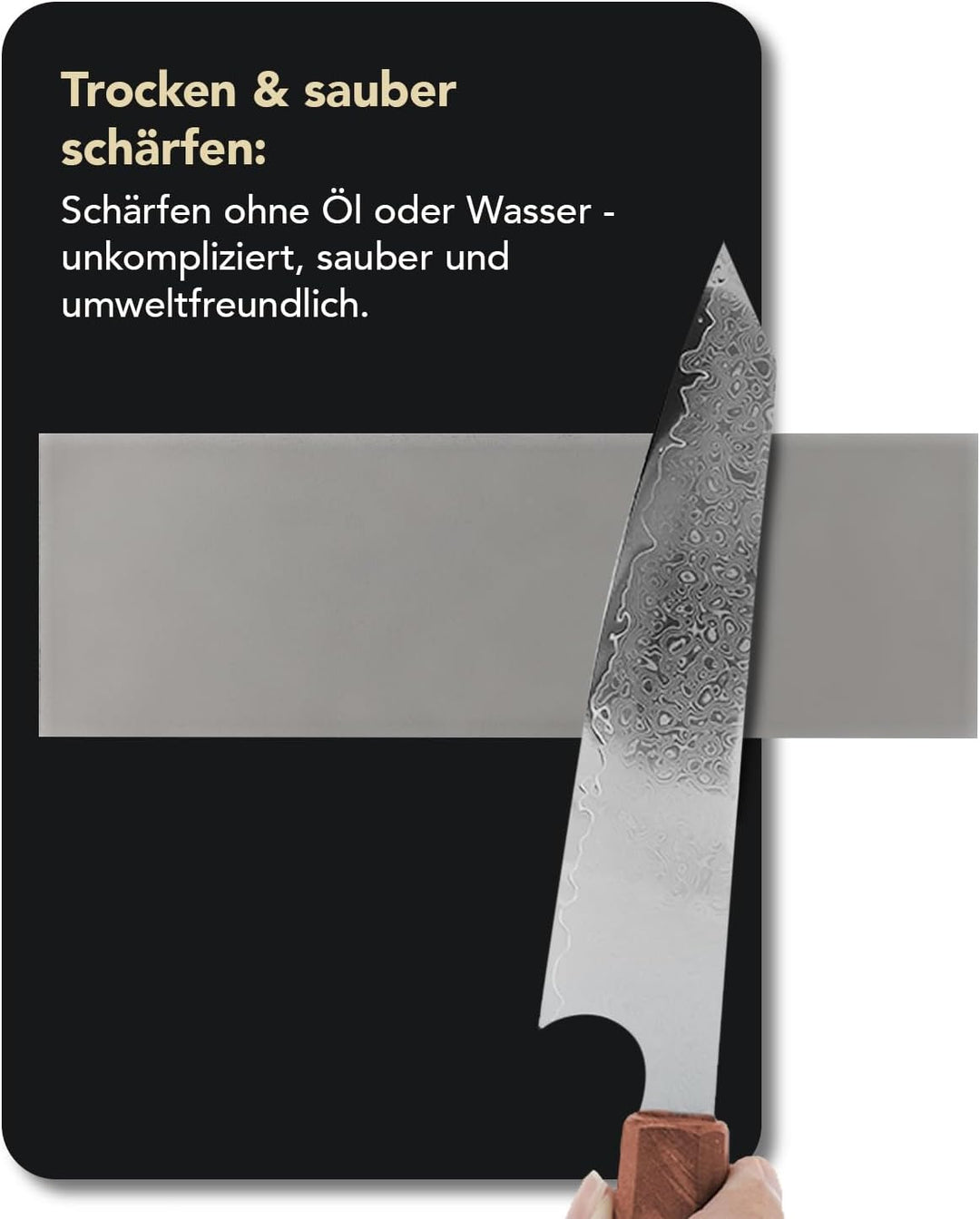 DMT Dia-Sharp Schärfblock mit durchgehender Diamantbeschichtung, fein, 15,2 cm / 6 Zoll, D6F