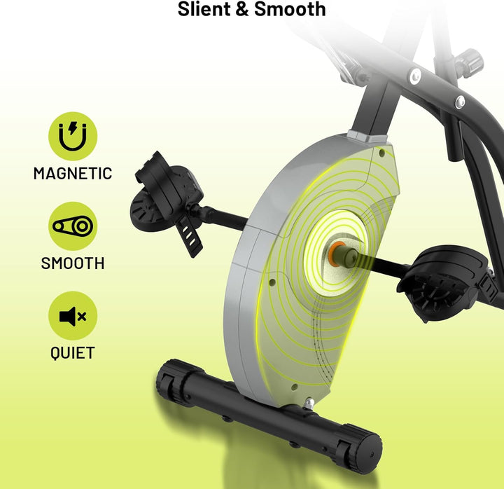 ATIVAFIT X-Bike Sport Fitnessfahrrad für Heimtrainer Fitnessbike für Ober-Und Unterkörper x-Bike mit