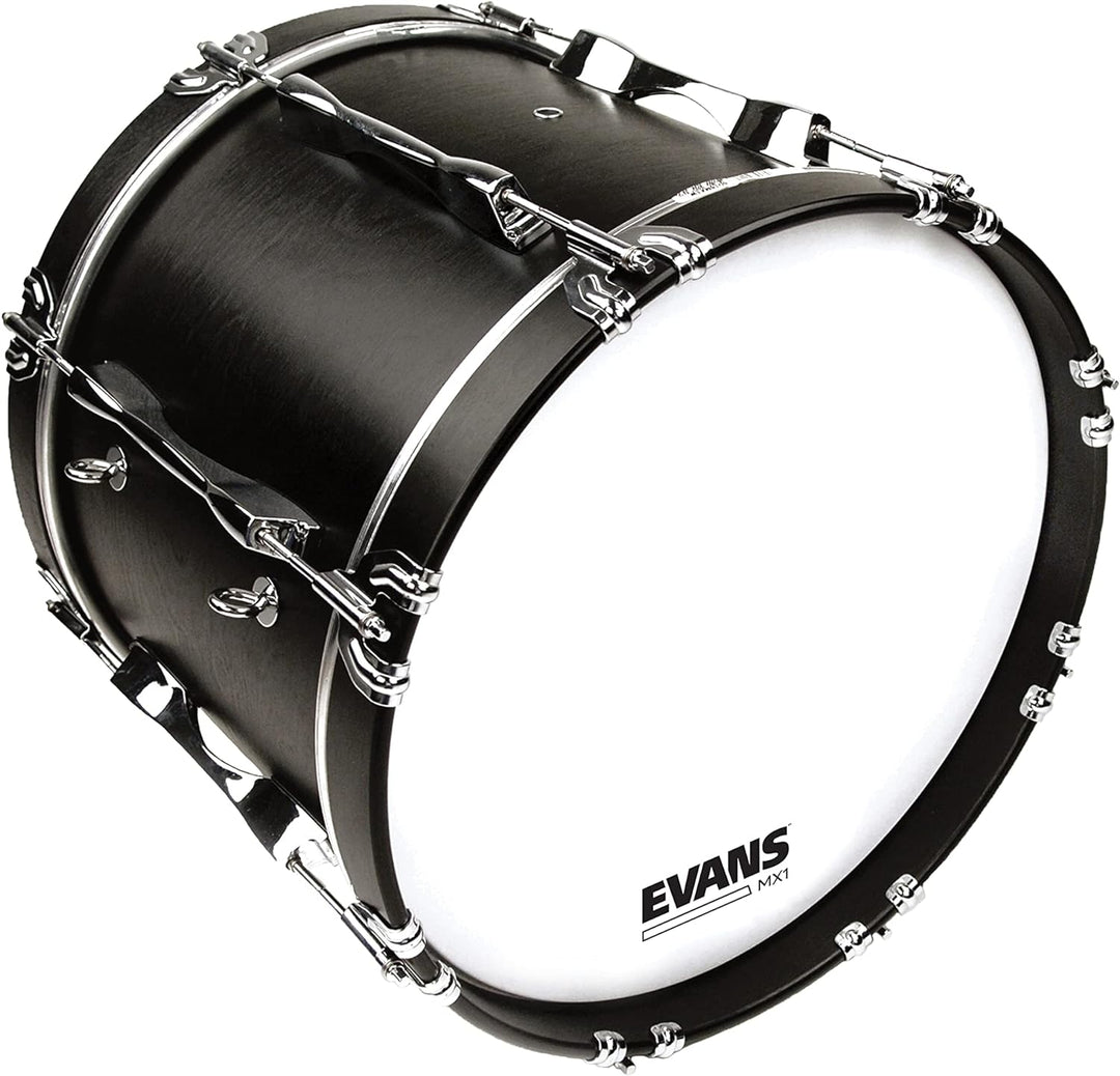 Evans MX1 Weiss Schlagfell für Bassdrums, 14 Zoll 35,6 cm Trommelfell 14 Inch weiss, Trommelfell 14