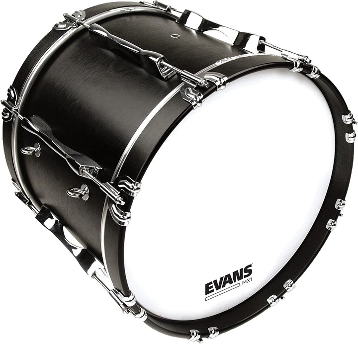 Evans MX1 Weiss Schlagfell für Bassdrums, 14 Zoll 35,6 cm Trommelfell 14 Inch weiss, Trommelfell 14