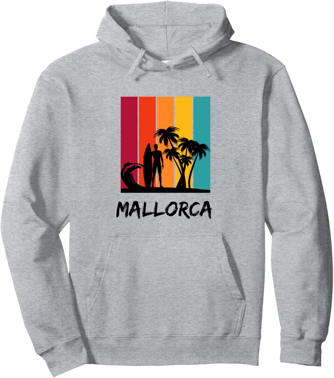 Vintage Mallorca Urlaubssouvenir Pullover Hoodie