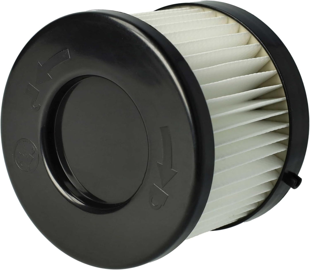vhbw 2x Staubsaugerfilter Ersatz für Milwaukee 4931454785 für Staubsauger | HEPA-Filter Schwarz Weis