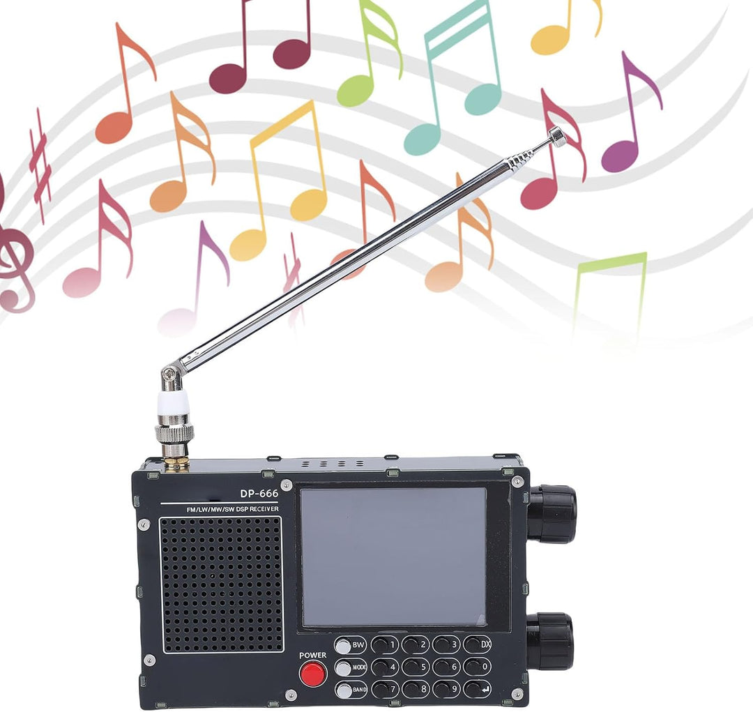 CCYLEZ SDR -Radio mit TEF6686 & ESP32, Open Source Full Band Receiver mit RDS, 2,8 "Touchscreen, 500
