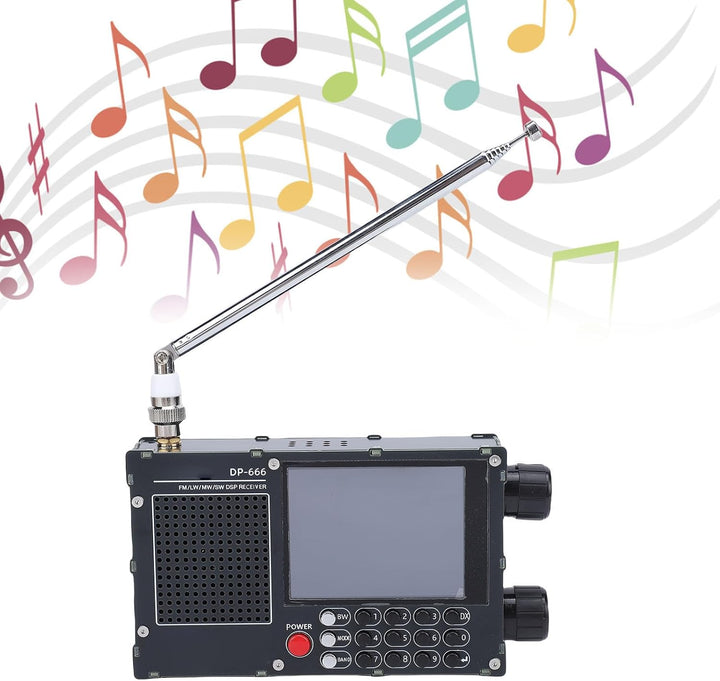 CCYLEZ SDR -Radio mit TEF6686 & ESP32, Open Source Full Band Receiver mit RDS, 2,8 "Touchscreen, 500