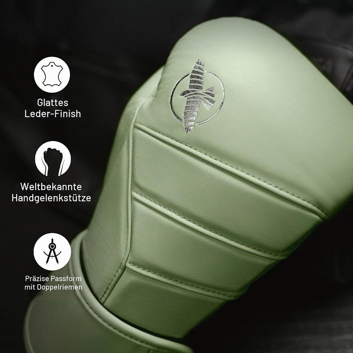 Hayabusa T3 Kanpeki Bokshandschoenen 14oz Sommerliches Moosgrün, 14oz Sommerliches Moosgrün