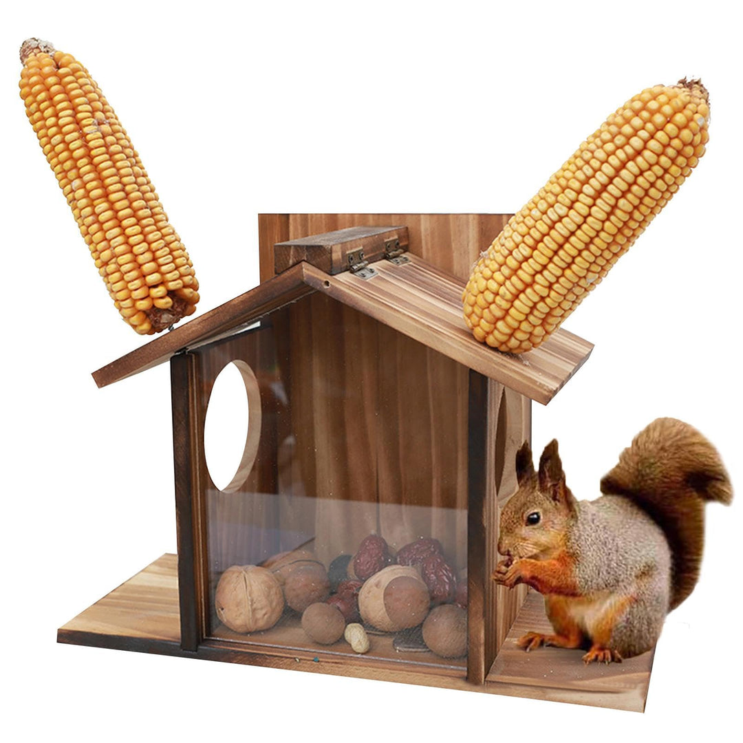 Eichhörnchen-Futterhaus, Eichhörnchen-Futterkasten | Futterhaus für Eichhörnchen aus,Grosse Futterbo