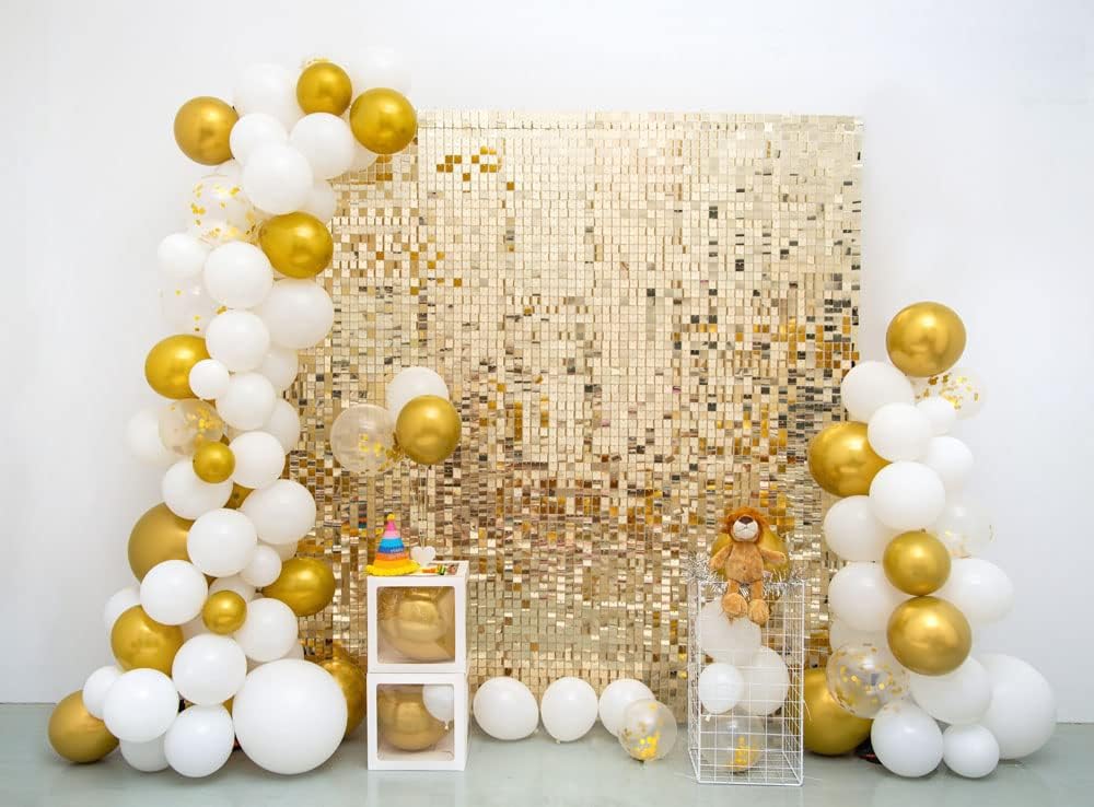 Kate Shimmer Wall Panels Pailletten Gold Wand Pailletten Hintergrund Party Panels für Party Dekorati