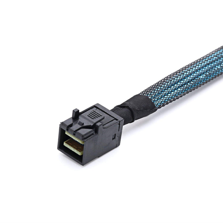 CableDeconn SFF-8643 interne Mini SAS HD auf (4) 29pin SFF-8482 Stecker mit SAS 15pol Power Port 12